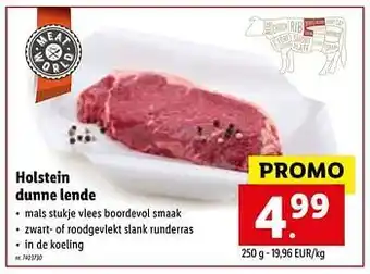Holstein dunne lende 250 g