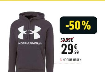 Intersport Hoodie heren aanbieding