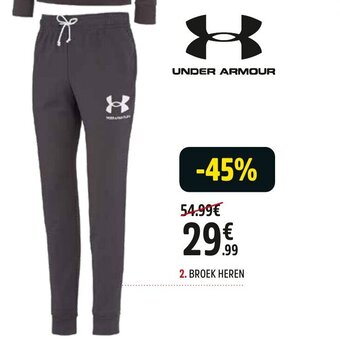 Intersport Under armour Broek heren aanbieding
