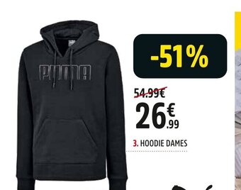 Intersport Puma hoodie dames aanbieding