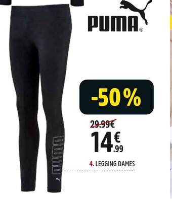 Intersport Puma legging dames aanbieding