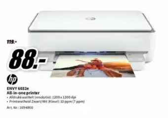 MediaMarkt HP Envy 6032e All-in-one printer aanbieding