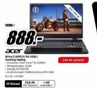 Acer Nitro 5 (AN515-58-56BL) Gaming-laptop