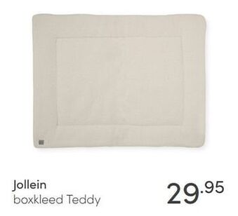 Baby & Tiener Jollein boxkleed teddy aanbieding