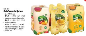 Lidl Fuze Tea Geinfuseerde ijsthee aanbieding