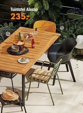 Kwantum Tuintafel alesso aanbieding