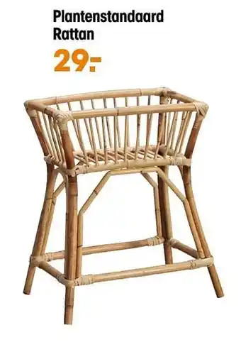 Kwantum Plantenstandaard rattan aanbieding