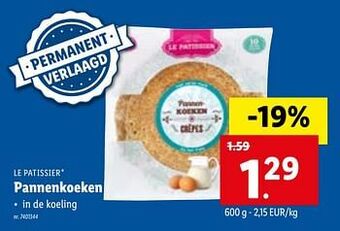 Lidl Pannenkoeken aanbieding