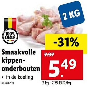 Lidl Smaakvolle kippenonderbouten aanbieding