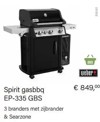 Multi bazar Spirit gasbbq ep-335 gbs aanbieding