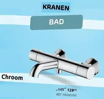 Brico Thermostatische bad mengkraan aanbieding
