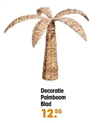 Decoratie palmboom blad