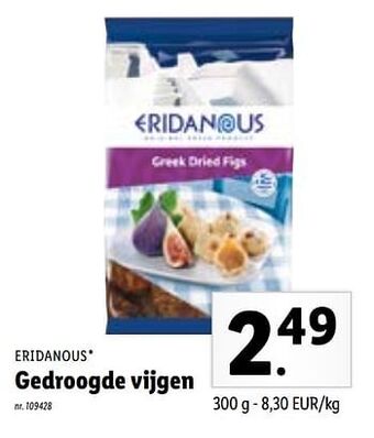 Lidl Gedroogde vijgen 300g aanbieding