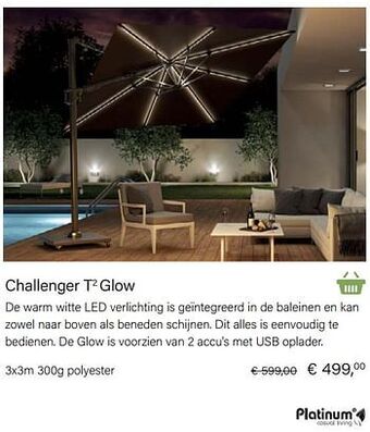 Multi bazar Challenger t2 glow aanbieding