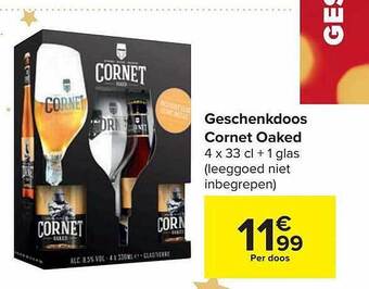 Carrefour Geschenkdoos cornet oaked aanbieding