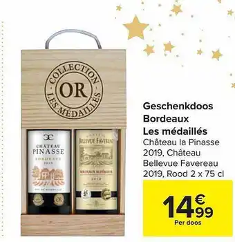 Carrefour Geschenkdoos bordeaux les médaillés aanbieding