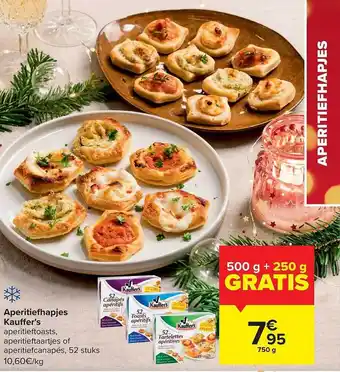 Aperitiefhapjes kauffer's