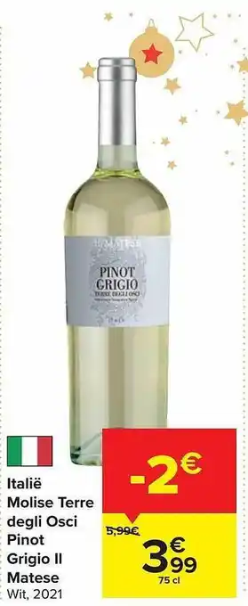 Molise terre degli osci pinot grigio ii matese
