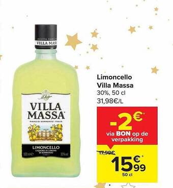 Carrefour Limoncello villa massa aanbieding