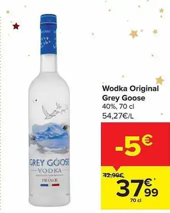 Carrefour Wodka original grey goose aanbieding