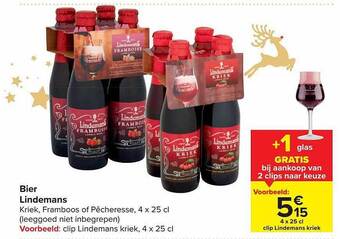 Carrefour Bier lindemans aanbieding