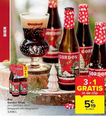 Carrefour Bier gordon xmas aanbieding