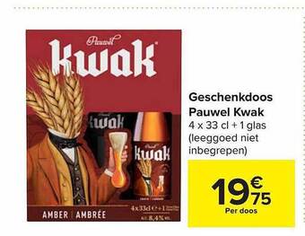Carrefour Geschenkdoos pauwel kwak aanbieding