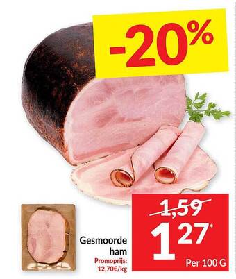 Intermarché Gesmoorde ham aanbieding