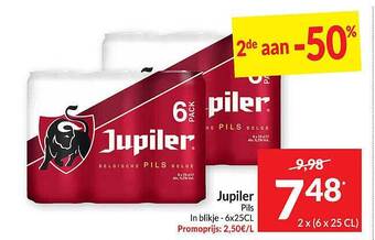 Intermarché Jupiler pils aanbieding
