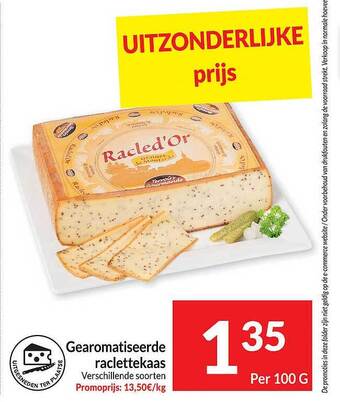 Intermarché Gearomatiseerde raclettekaas aanbieding