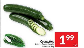 Intermarché Courgettes aanbieding