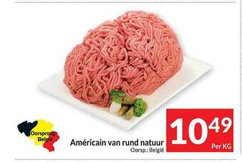 Intermarché Américain van rund natuur aanbieding
