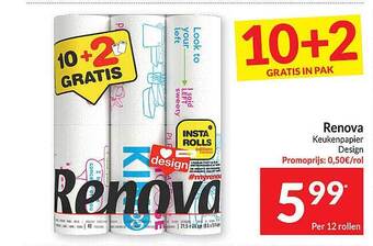 Intermarché Renova keukenpapier aanbieding