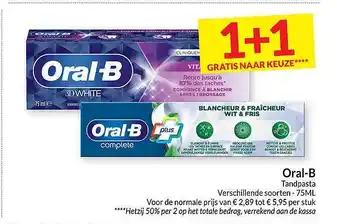 Oralb tandpasta