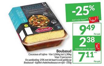 Intermarché Boubasud couscous of tajine aanbieding