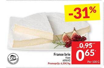 Intermarché Franse brie kaas aanbieding
