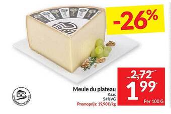 Intermarché Meule du plateau kaas aanbieding