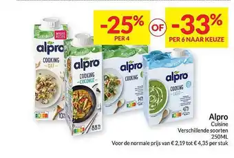 Intermarché Alpro cuisine aanbieding