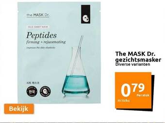 Action The mask dr gezichtsmasker aanbieding