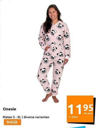 Action Onesie aanbieding