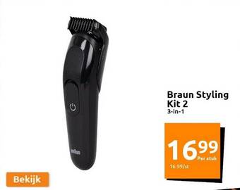 Action Braun styling kit 2 aanbieding