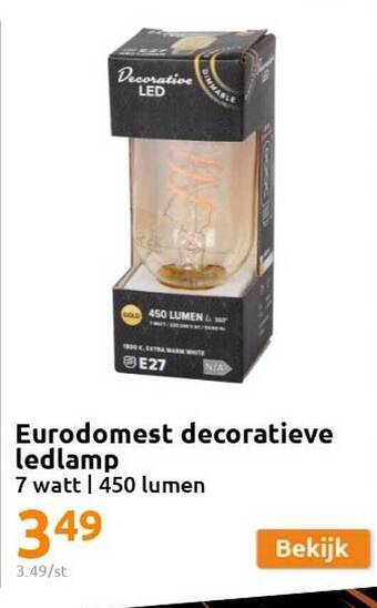 Eurodomest decoratieve ledlamp