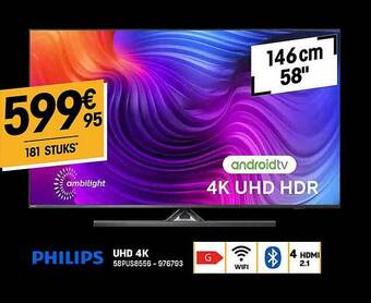 Electro Depot Philips uhd 4k tv aanbieding