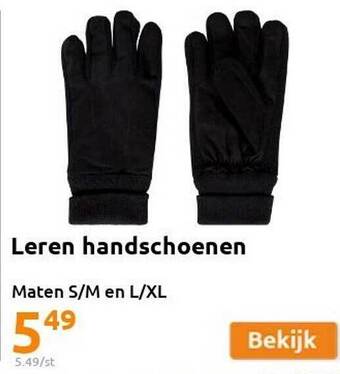 Leren handschoenen