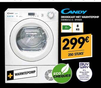 Electro Depot Candy droogkast met warmtepomp aanbieding