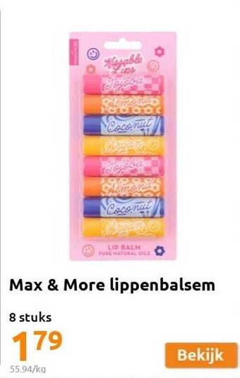 Max & more lippenbalsem