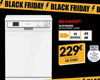 Electro Depot Sharp vaatwasser aanbieding