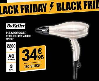 Electro Depot Babyliss haardroger aanbieding