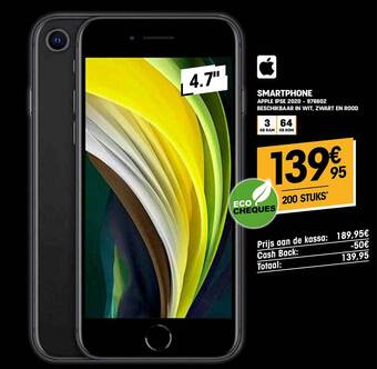 Smartphone apple ipse 2020