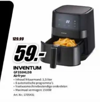Inventum GF350HLDB Airfryer